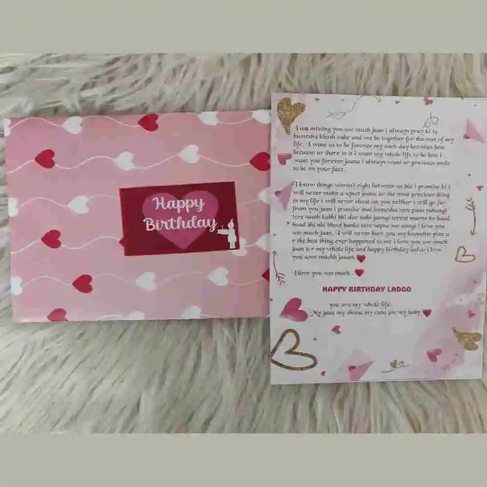 Personalized Happy Birthday Card